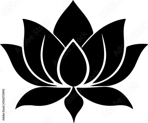 Water Lily Silhouette Vector Art, Water Lily Shadow Art Design, Water Lily Silhouette Illustration, Water Lily Floral Silhouette Vector, Water Lily Black Outline Vector, Water Lily Bloom Silhouette Ar