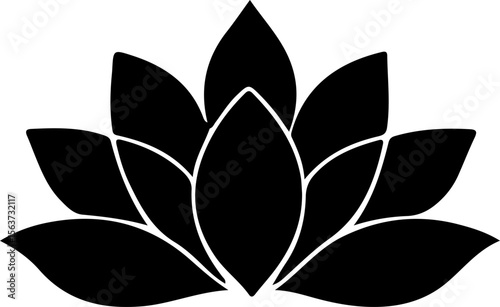 Water Lily Silhouette Vector Art, Water Lily Shadow Art Design, Water Lily Silhouette Illustration, Water Lily Floral Silhouette Vector, Water Lily Black Outline Vector, Water Lily Bloom Silhouette Ar