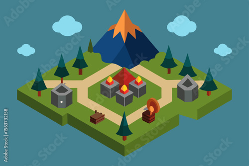 vector illustration of a house