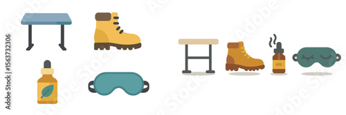 Outdoor relaxation essentials for a refreshing day in nature with gear for comfort and exploration