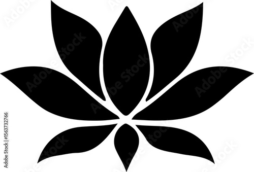 Water Lily Silhouette Vector Art, Water Lily Shadow Art Design, Water Lily Silhouette Illustration, Water Lily Floral Silhouette Vector, Water Lily Black Outline Vector, Water Lily Bloom Silhouette Ar