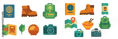 Travel essentials for adventure seekers and explorers ready for new experiences in various landscapes and cultures