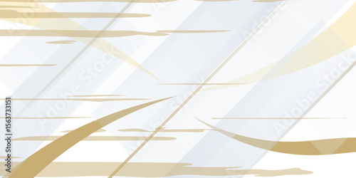 Modern gold white geometric background with luxury abstract golden and grey lines. Luxury decoration golden pattern, halftone gradients. You can use for ad, poster, template, cover, banner.