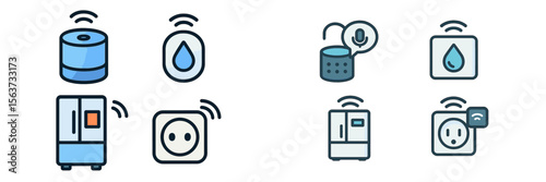 Smart home devices enhancing daily life with connected technology for convenience and energy efficiency