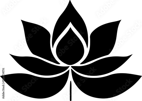 Water Lily Silhouette Vector Art, Water Lily Shadow Art Design, Water Lily Silhouette Illustration, Water Lily Floral Silhouette Vector, Water Lily Black Outline Vector, Water Lily Bloom Silhouette Ar