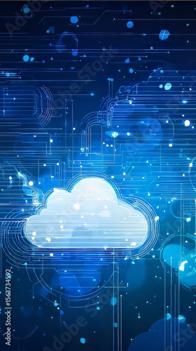 Abstract Cloud Computing: Blue Tones and Cybersecurity in Virtual Space