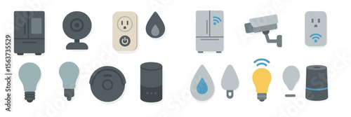 Smart home devices for modern living showcased in diverse designs and functions