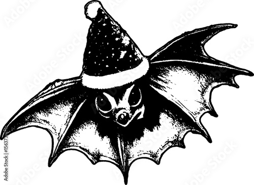 Murcielago terrorífico. skull represents a scary horror scene  Vector. Navidad. Halloween. PNG