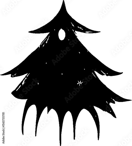 Tree. Arbol de navidad. Vector. Navidad. Halloween. SVG.