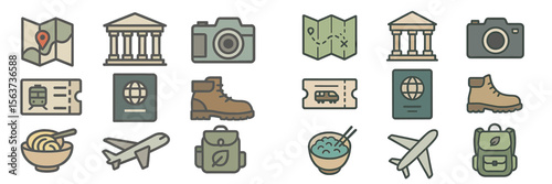 Travel essentials for exploring historical sites and capturing memories in diverse destinations