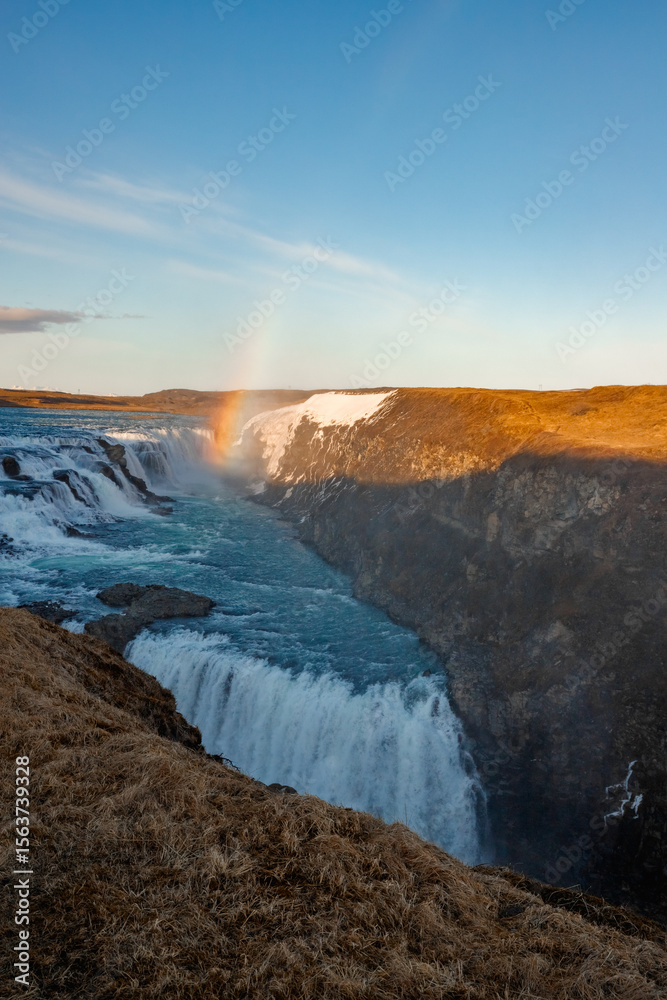 Fototapeta premium Gullfoss Waterfall, Hvita River, Iceland