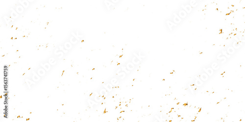 Luxury golden confetti glitter and zigzag ribbon falling down on transparent background. Holyday, festive and celebration background. Vector illustration.