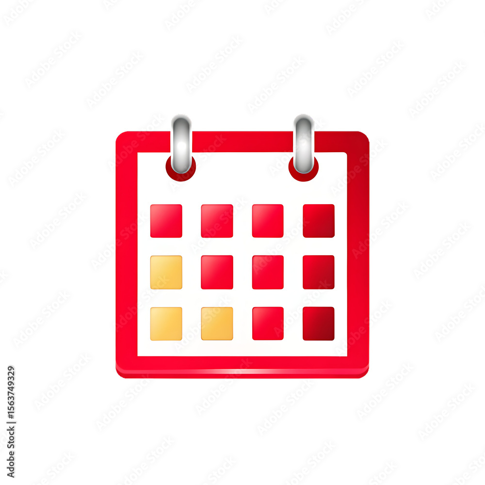 Calendar icon appointment reminder schedule planner design on transparent background Calendar icon appointment reminder schedule planner design on transparent background