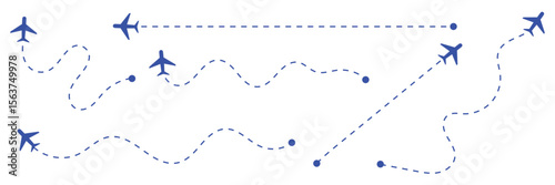 set of Route location icon two pin sign and dotted line. map path distance icon, pinpoint, map search, route, Route icon, two points with dotted path and location pin