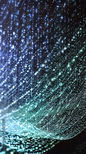Colorful Glow of Stars: Abstract Light, Fluid Textures & Modern Night Sky
