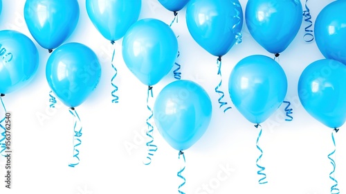 Airborne Joy: Whimsical White Background Balloon Images – Iridescent Rainbow Floats, Glossy Metallic Balloon Clusters, Playful Animal-Shaped Balloons, and Floating Confetti Trails in High-Key Photogra