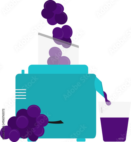 Grape juice production and process