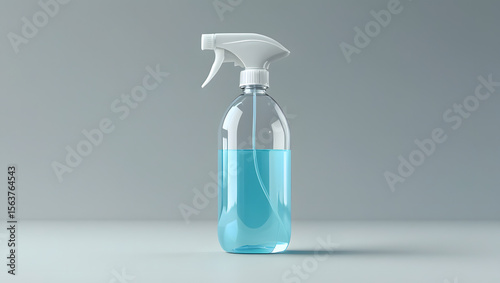  cleaning Spray Bottle Mockup
