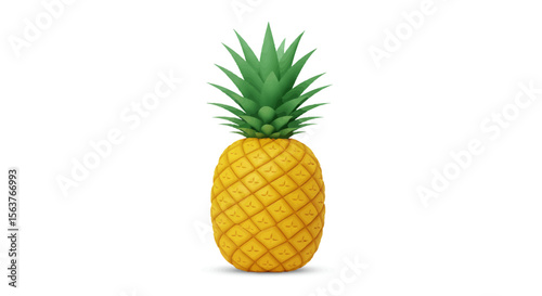 pineapple isolated on white