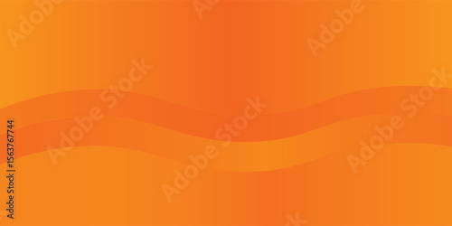 Orange abstract, wavy transition. Light to dark gradual yellow waves. Dune, desert, tulle, sunset, citrus, buddhist monk. Carrot hair. Gradual change. White background. Intangible Illustration Vector