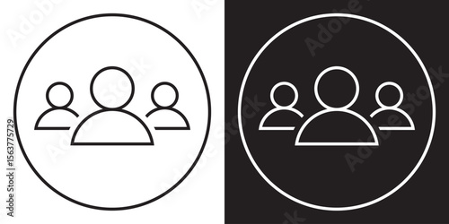 Team  Icon.  Teamwork  Icons, vector illustration. EPS 10/AI