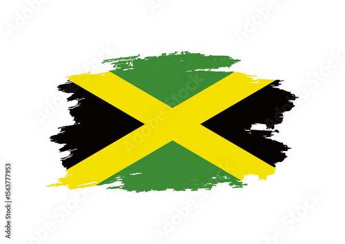jamaica flag grunge style