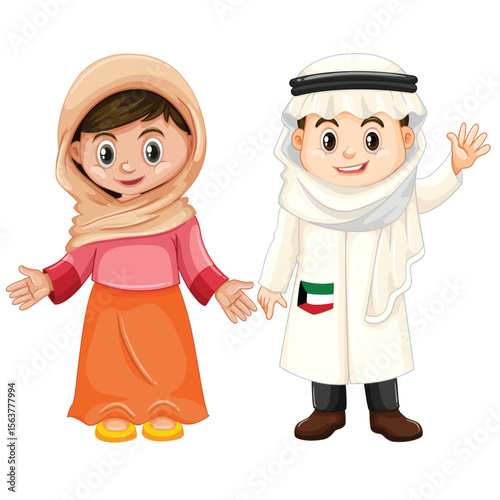 silhouette of girl and boy standing