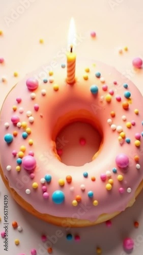 Wholesome Donut Birthday for a Joyful Day
