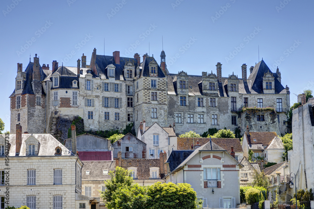 Fototapeta premium Châteaux de la Loire - Château de Saint Aignan