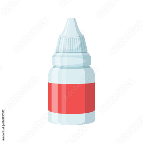 Pipette with oil drop icon in flat style. Dropper bottle vector illustration on isolated background. Medical tube sign business concept.