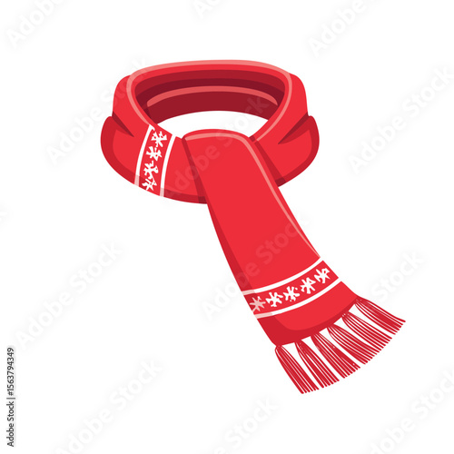 Winter Scarf Vector