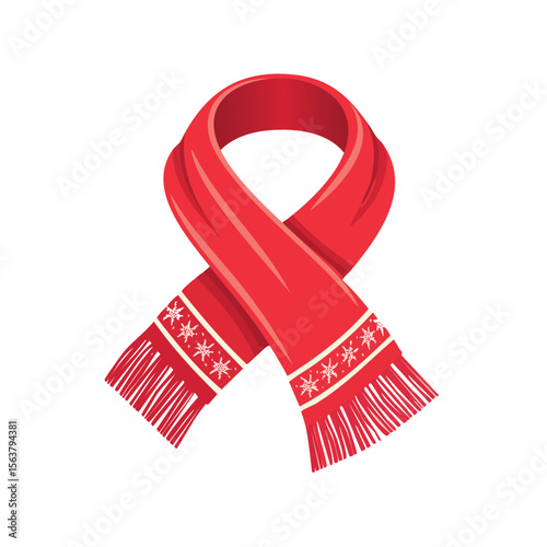 Winter Scarf Vector