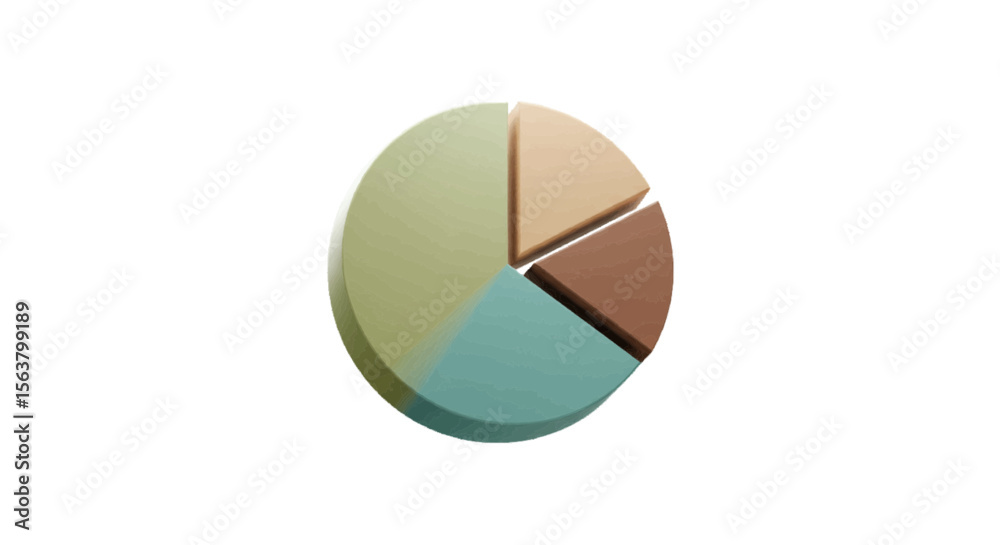Obraz premium 3d bar chart 