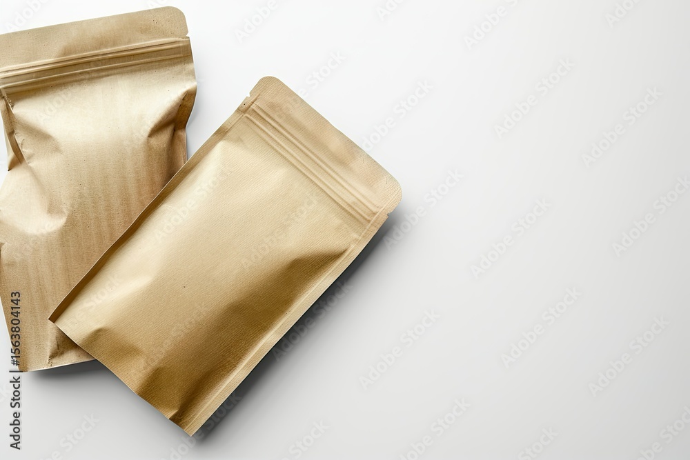 Flawless Visual of Food Packaging on White Background Flawless Visual of Food Packaging on White Background