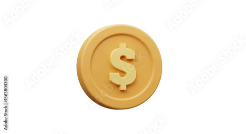 3d dollar icon