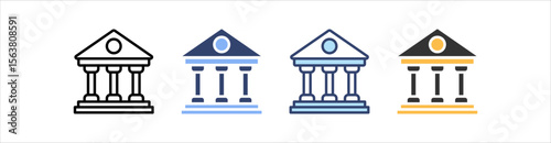 Governance Icon Set Multiple Style Collection