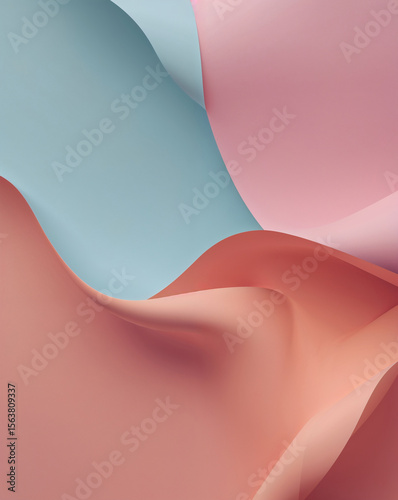 Vibrant Social Media Template with Solid Color Background and Soft Shadow