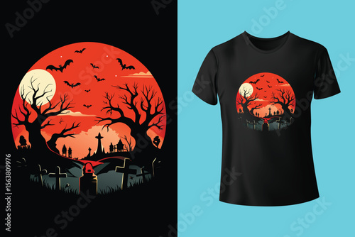 Scary Halloween Halloween T shirt Design