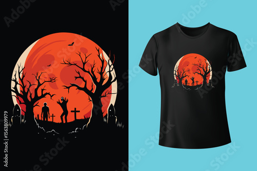 Scary Halloween Halloween T shirt Design
