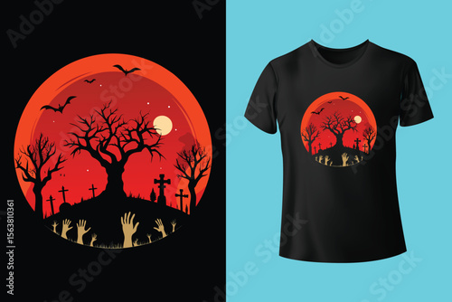Scary Halloween Halloween T shirt Design