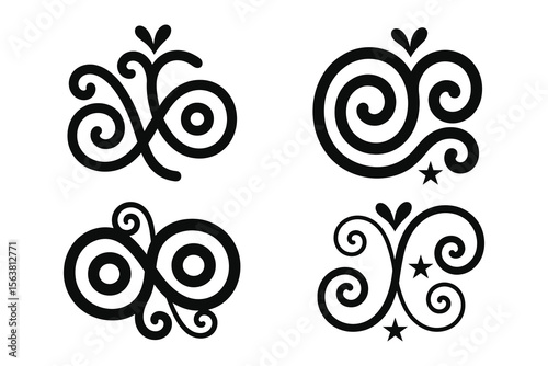 
Vintage Filigree Swirls, calligraphy font style Decorative Elements, Text Ornaments curly thin line swings swashes, Flourishes Swirls, text divider, flourish Swirl ornament stroke, scroll design