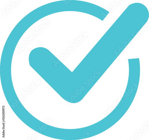 Check mark and cross icons with buttons showing approval and rejection in a 3D vector style