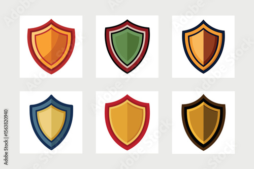     Classic shield icon vector illustration.
