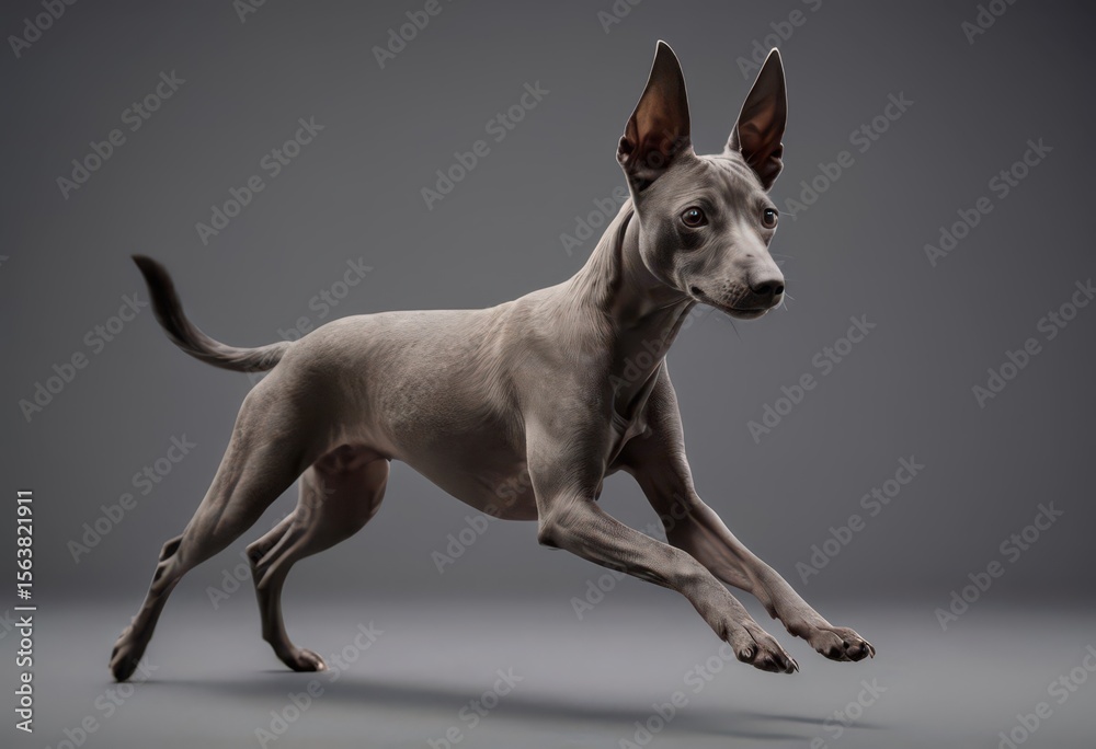 mexican naked dog isolated on grey neutral studio background, adorable pet, lovely doggy 2 mexican naked dog isolated on grey neutral studio background, adorable pet, lovely doggy 2