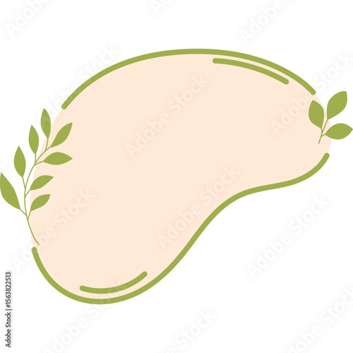 Text Box with Leaf