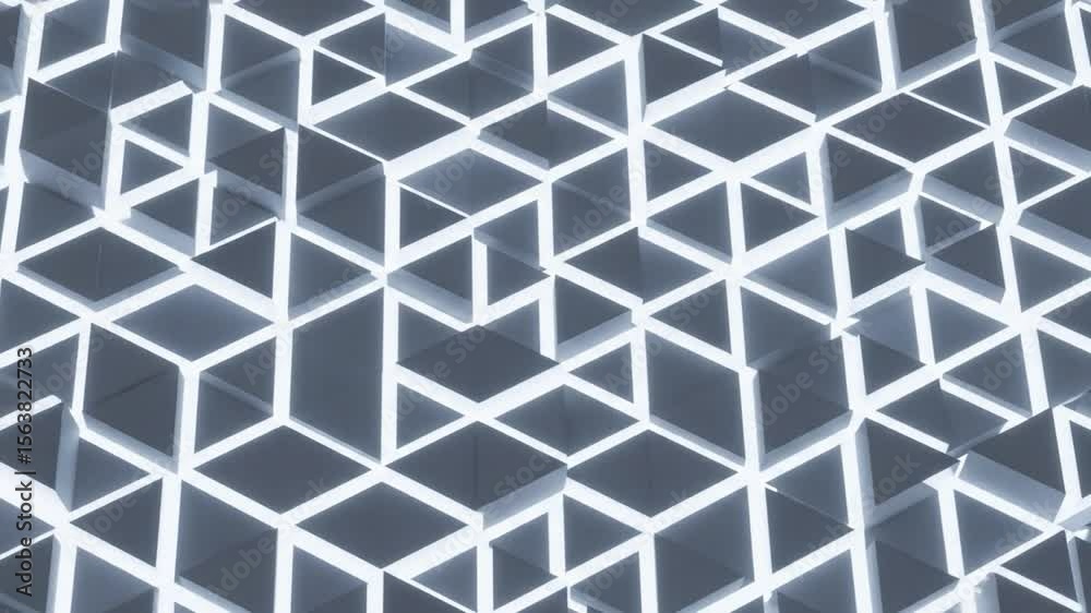 Abstract Geometric Triangle Grid: Dynamic Motion Background Loop Abstract Geometric Triangle Grid: Dynamic Motion Background Loop