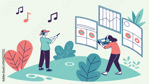 Augmented Reality Data Analysis with Musical Enhancement