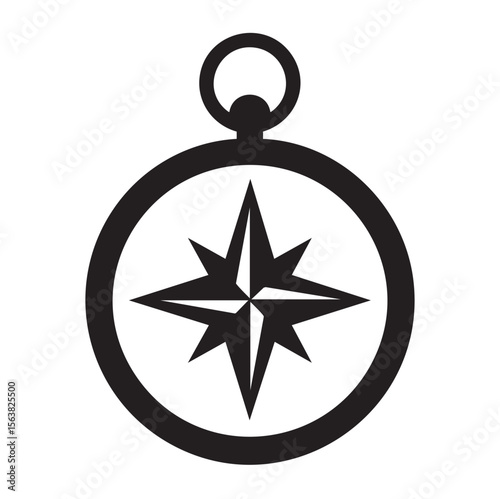 Compass Navigation Direction Travel Guidance Icon