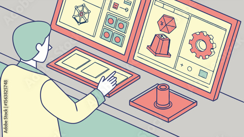 Interface Control: Man Interacting with Complex Digital System
