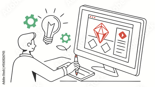 Digital Creativity: A Graphic Designer's Idea
